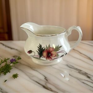 Vintage Grindley England Milk/Cream Bowl Dish - Cream Petal